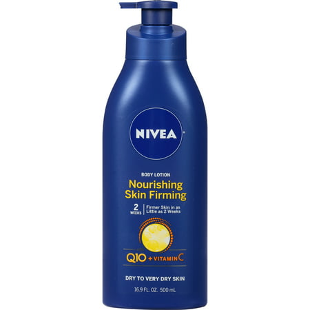 NIVEA Nourishing Skin Firming Body Lotion w/ Q10 and Vitamin C, 16.9