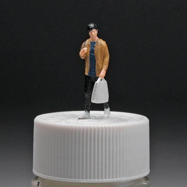 tredstone Figurines de Garçons 1/64 pour Collection de Décor Paysage Diorama