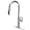 CHROME, variant on MASO Kitchen Faucet with Pull-Down Sprayer, 3 Spray Modes, Single Handle High Arc Sink Faucet for Kitchen, RV, Laundry and Bar, 304 Stainless Steel, Brushed Nickel