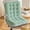 Green, variant on Orthopedic Seat Cushion with Backrest, Thickened Memory Foam Chair Pad for Lumbar Support and Comfort (31.50x17.72in, Coffee)