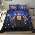 thumbnail image 1 of Harry Styles Conjunto de sábanas temático, trío de piezas, cómodo y amigable con la piel, diseño único, regalo de decoración para el hogar para familiares, amigos y fans,140X210cm, 1 of 6