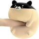 thumbnail image 2 of Peluche de Corgi de Anime, almohada suave para perro de peluche, regalo de peluche para niños y niñas (negro, 40 cm), 2 of 5