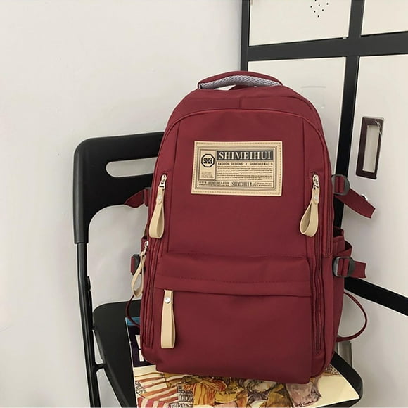 pstuiky Laptop Backpack for College Students Multi-Colored Lightweight Polyester 15-Inch Laptop Compartment Fashion Casual Daypack Anti-Theft Pocket Travel Campus Daily Use