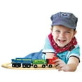 thumbnail image 6 of MasterPieces Wood Train Sets - Lionel Santa Fe Cargo 3 Piece Train Set, 6 of 6