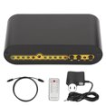 thumbnail image 1 of SPDIF Digital Optical Audio Matrix 4x2 Switch Switcher Splitter con control remoto 100-240V, 1 of 8