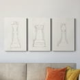 thumbnail image 2 of Chess Set Sketch II Premium Gallery Wrapped Canvas - Ready to Hang - 32 x 48 Each, 2 of 10