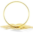 thumbnail image 6 of Juvale Tropical Leaf Napkin Rings (1.7 Inches, Gold, 12-Pack), 6 of 9
