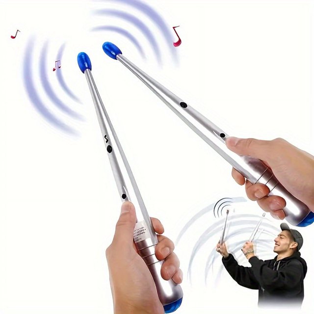 Baguette de Batterie Électronique à Induction Rythmique Musique Air Jouets Baguette de Batterie