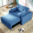 thumbnail image 2 of Clearance! Orisfur. 48" Convertible Sleeper Sofa Bed, Multi-Functional Adjustable Single Bed Chair with USB Port and 2 Pillows for Small Space, 2 of 9