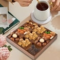 thumbnail image 2 of 9‑Grid Wooden Serving Platter, Multi Compartment Bamboo Appetizer Plate for Hot Pot Sushi, Reusable Cracker Cheese Tray for Home Restaurant(wwx), 2 of 5