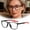 Red, variant on Multifocal Progressive Reading Glasses – Blue Light Blocking Auto-Adjusting Eyewear, Lightweight Flexible Frame for Screen Time & Outdoor Daily Use,Red,400