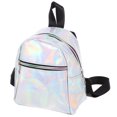 thumbnail image 2 of EeaseMX Bolso de hombro para mujer, versión coreana, con estampado de perlas, brillante, estilo mochila pequeña, estilo chica salvaje, con personalidad sencilla (blanco), 2 of 7