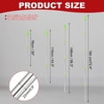 thumbnail image 2 of Uxcell Spin Mop Replacement Handle, 5 Section 30-to-72" Easy Wring Mop Replacement Stick Refills Screw Joint for Floor Ceiling Wall Cleaning, Green(Head & Base Not Included), 2 of 7