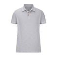 thumbnail image 3 of KyCheLot Mens Short Sleeve Casual Golf Shirts Soft Lapel Button Stretch Golf Shirt Summer Daily, 3 of 6