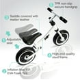 thumbnail image 2 of 10" Ultra-lite Balance Bike no Pedal White Adjustable Handlebar and Seat, 2 of 10