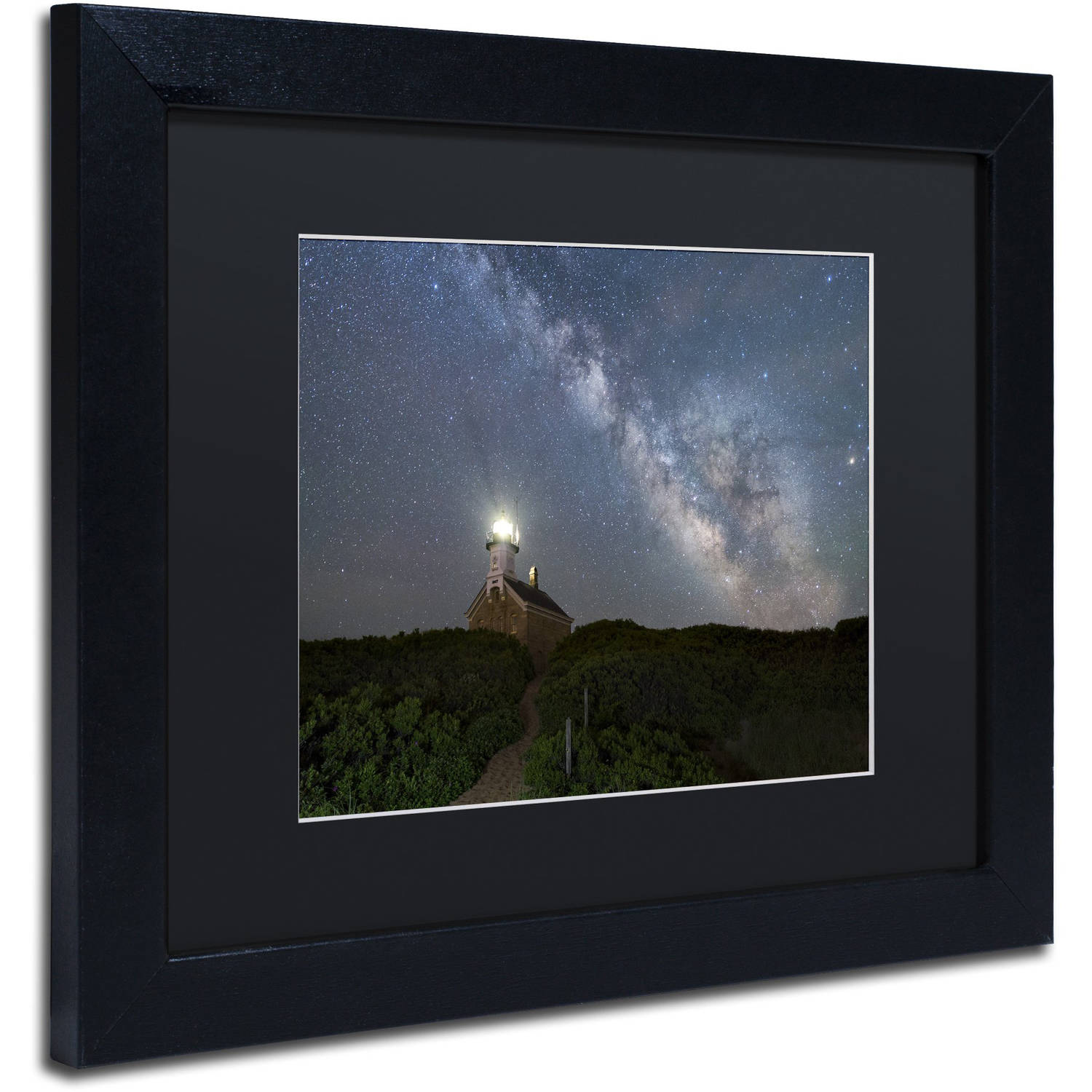 Trademark Fine Art 'Over the Top' Canvas Art by Michael Blanchette Photography, Black Matte, Black Frame
