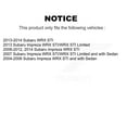 thumbnail image 2 of Transit Auto Front Hub Bearing Assembly Suspension Lower Ball Joint Outer Tie Rod End and Sway Bar Stabilizer Link Kit for Car Subaru Impreza WRX STI - Left Right Side (Driver Passenger) K77-101686, 2 of 11