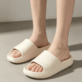 thumbnail image 5 of Willtoo Women Cloud Slide Sandals Thick Platform Non‑Slip Open Toe Shower Slippers Soft Comfort Indoor Outdoor House Slides Lightweight Bedroom Bathroom Beach Slippers, 5 of 5
