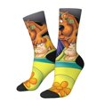 thumbnail image 2 of Lsque Scooby-Doo Printed Men's Crew Socks, Soft Durable Breathable Moisture-Wicking with Odor Control Cotton socks, 2 of 7