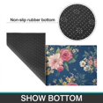 thumbnail image 6 of Pioneer Flower Floral Print Pattern Kitchen Rugs Sets Of 2,Anti Fatigue Kitchen Mat Rugs Non Slip Washable,Decorative Kitchen Floor Mats for Kitchen,Sink,Laundry,17"x30"+17"x47", 6 of 7