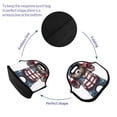 thumbnail image 4 of Pofeuu Patriotic Boxing Bear Art Print Neoprene Lunch box Insulated Soft Bag Mini Cooler Thermal Meal Tote Kit for Boys, Girls,Men,Women,School,Work, Office,Black, 4 of 7