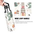 thumbnail image 4 of Yayeee 33oz Insulated Water Bottle Double Wall Stainless Steel with Flip Straw Lid, Holiday Train, 4 of 7