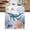 Blue, variant on Coastal Whale Table Runner, Summer Nautical Ocean Coral Starfish Washable Cotton Linen Table Runners 48 Inches Long, Dresser Scarf Runner for Nightstand/Coffee/End Tables 13''x48''