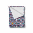 thumbnail image 2 of Orient Soft Flannel Fleece Throw Blanket, Geometric Lines and Stars Based on Traditional Oriental Eastern World, Cozy Plush for Indoor and Outdoor Use, 50" x 70", Multicolor, by Ambesonne, 2 of 6