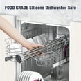 thumbnail image 3 of Tomorotec 21" x 15.5" Roll Up Dish Drying Rack Over Sink Drying Rack Sink Cover Kitchen Sink Accessories Gadget Multipurpose Organizer Foldable Stainless Steel Drainer, 3 of 8