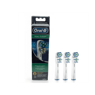 Replacement Toothbrush Heads for Oral-B, Dual Clean Electric Toothbrush Replacement Brush Heads Refill, 3 Count