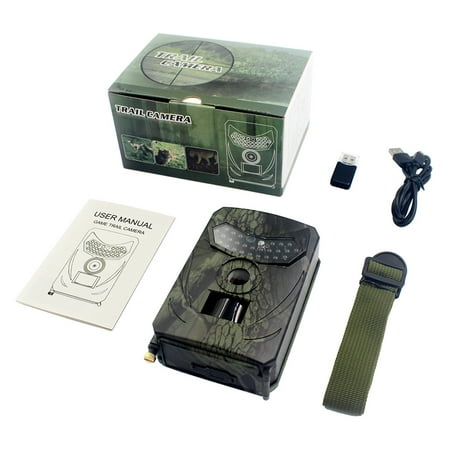 JZROCKER Hunting Camera Photo Trap 12MP 1080P Wildlife Trail Night for Vision Thermal Ima