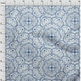 thumbnail image 3 of oneOone Cotton Silk Blue Fabric Artistic Mandala Sewing Fabric By The Yard Printed Diy Clothing Sewing Supplies 42 Inch Wide, 3 of 4