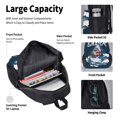 thumbnail image 4 of Fotbe Shark Set Escolar 3 en 1 para Niños - Mochila Duradera con Lonchera Aislante y Estuche para Lápices - Mochila Escolar para Niños y Niñas, 4 of 7