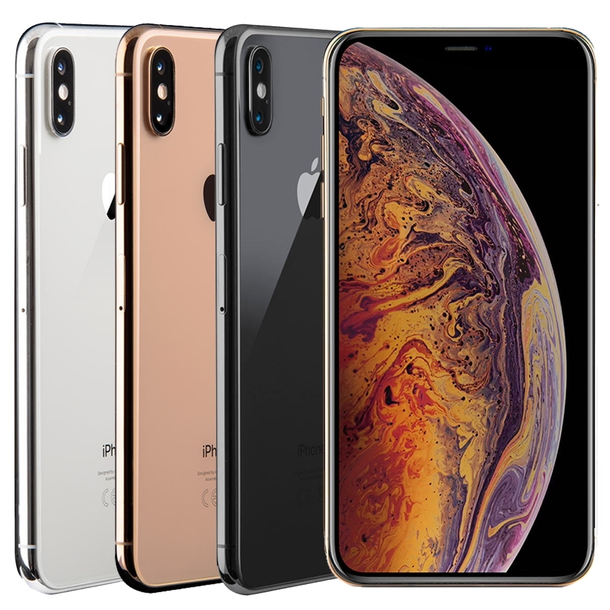 Apple iPhone XS, 64GB, Gold - Fully Unlocked (Renewed)