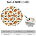thumbnail image 6 of Colorful Footballs and Stars Pattern Round Fitted Tablecloth with Elastic Edge,Dining Table Cover Waterproof,Outdoor Round Tablecloth for Camping,Dining,Indoor and Outdoor, 6 of 7