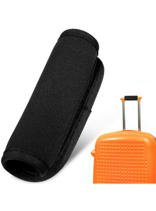2Pcs Handbag Handle Leather Bag Wrap Covers Replacement Handle Protectors  Purse Strap Cover Handle Grip Suitcase Travel Bag Black 