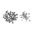 thumbnail image 1 of Maytalsory 50 Set DIY Star Rivets Snap Studs Alloy Decorative Buttons Garment DIY Black, 1 of 6
