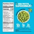 thumbnail image 2 of The Only Bean Crunchy Dry Roasted Edamame Snacks (Sea Salt), Keto Snack Food, High Protein (11g) Healthy Snacks, Low Carb Gluten Free Office Vegan Food 100 Calorie Snack Pack, 0.9oz 10 Pack, 2 of 5