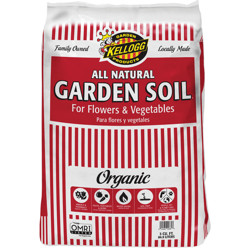 Kellogg Garden Organics 3CF All Natural Garden Soil