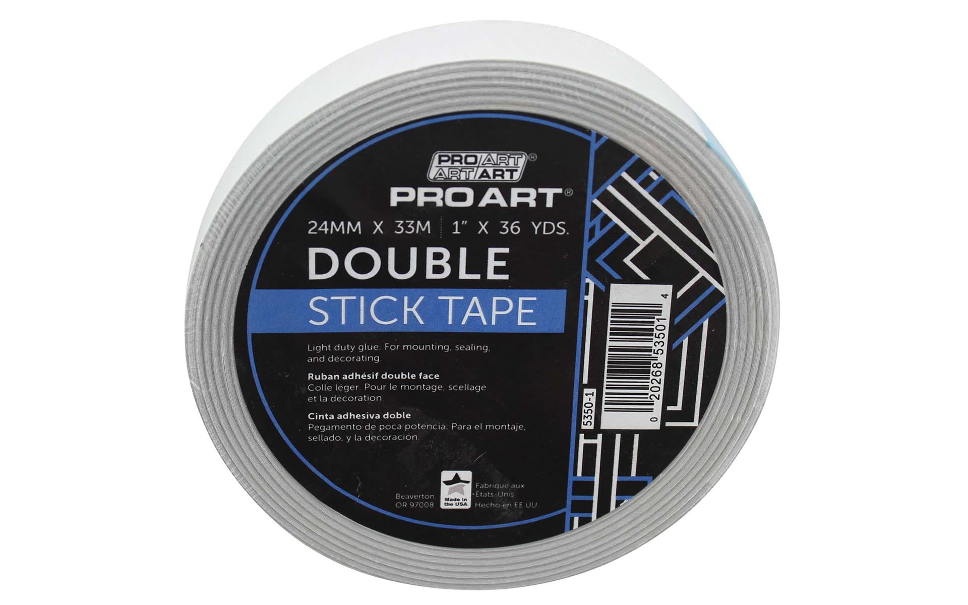 Pro Art Double Stick Adhesive Tape 1"x36yd