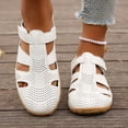 thumbnail image 6 of Wensltd Women's Sandals Closed Toe Flat Sandals With Adjustable Straps For Casual Summer And Everyday Wear, 6 of 9