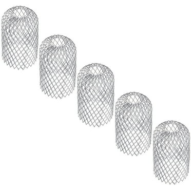 Tingshir 5pcs Roof Gutter Guards Stainless Steel Leaves Filters Gutter Downspout Protectors