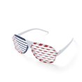 thumbnail image 2 of EE. UU. Bandera americana Persianas Diversión Novedad Fiesta de plástico Retro Disfraz Prop Rave Club Eyewear Disco kaili Sencillez, 2 of 5
