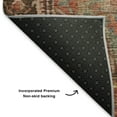 thumbnail image 5 of Addison Rugs Mayfield Premium Machine Washable Traditional Border Chocolate Rectangle Rug, 9' x 12', 5 of 7