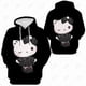 thumbnail image 2 of Sudadera con capucha Harajuku para mujer, ropa con estampado de Hello Kitty, Jersey gráfico Punk de Halloween, sudaderas Vintage de talla grande # S, 2 of 3