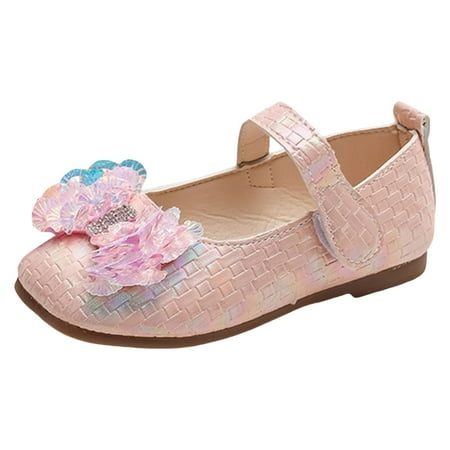 

Kureaily Girls Sandals Fashionable Pattern Bow Decoration Cute Square Toe Flat Bottom Lightweight And Comfortable Shoes Soccer Sandals Girls Jelly Sandals 3-3.5 Years