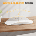 thumbnail image 4 of 2PCS Wall Floating Shelves Small Acrylic Multipurpose Display Stand Curved, 4 of 7