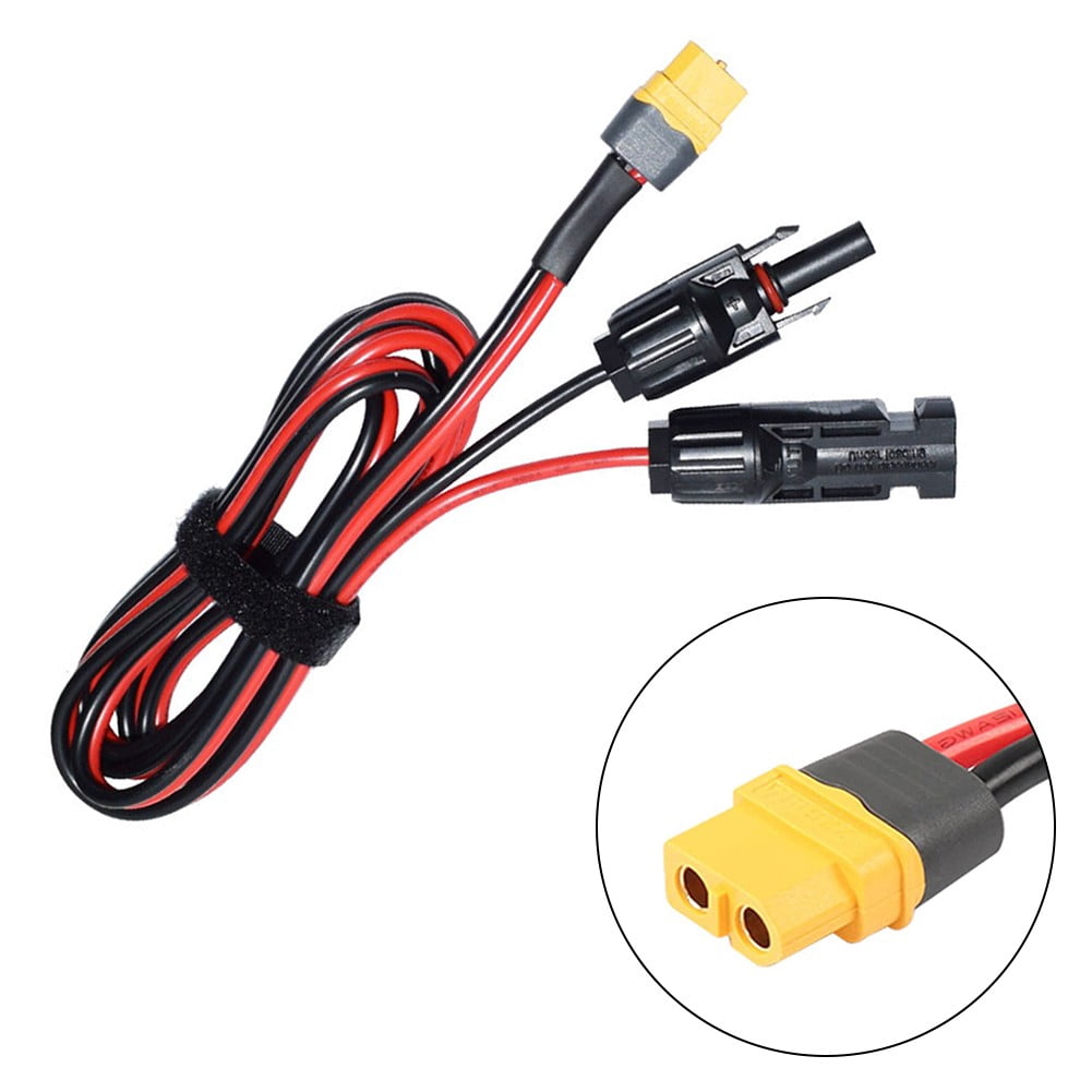 Solar Panels Cable to XT60 Extension Cable for Portable Power Station