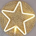 thumbnail image 3 of Letrero de luz de neón LED con forma de luna y estrella, luz nocturna para Navidad, bodas, fiestas, habitaciones de niños, decoraciones para el hogar, lámpara de neón, LOVE, cálida, 3 of 5