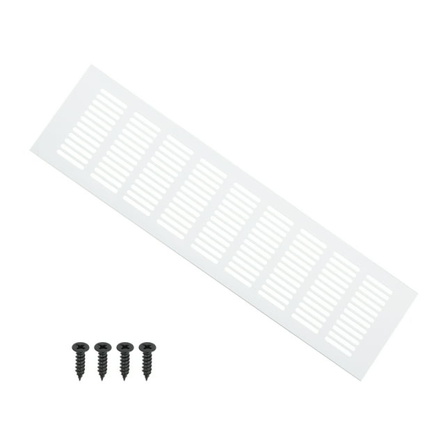 Unique Bargains 16 x 4 Inch Door Air Vent Cover, 1 Pcs Heavy Duty Grille Ventilation